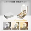 Travel Makeup Bag with LED Mirror | https://www.bestnamebadges.com