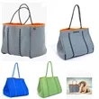 Neoprene Multipurpose Beach Bag Tote | https://www.bestnamebadges.com