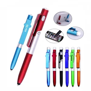4-in-1 Folding stylus Pen with Flashlight Phone Holder
