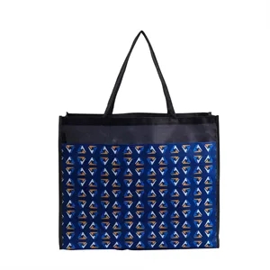 Rock'it 3-Day PET Non-Woven Tote Bag Sublimated Front Pocket | https://www.bestnamebadges.com