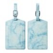Marble Luggage Tag | https://www.bestnamebadges.com