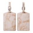 Marble Luggage Tag | https://www.bestnamebadges.com