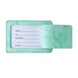 Marble Luggage Tag | https://www.bestnamebadges.com