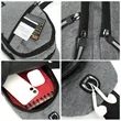 Crossbody Sling Bag Backpack (Ocean) | https://www.bestnamebadges.com