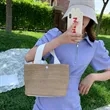 Handmade Woven Shoulder Crossbody Handbag | https://www.bestnamebadges.com