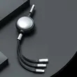 Retractable Multi Charging Cable | https://www.bestnamebadges.com