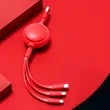 Retractable Multi Charging Cable | https://www.bestnamebadges.com