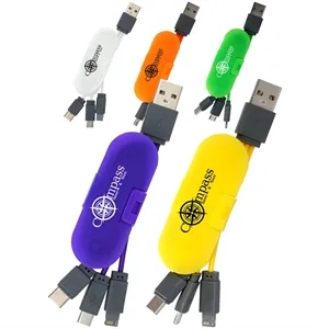 Cable Wrap Phone Stand | https://www.bestnamebadges.com