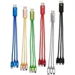 Metallic 3-in-1 Charging Cable | https://www.bestnamebadges.com