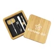 Custom Bamboo Manicure Set | https://www.bestnamebadges.com