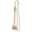 Metallic 3-in-1 Cable with Type C USB | https://www.bestnamebadges.com