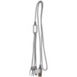 Metallic 3-in-1 Cable with Type C USB | https://www.bestnamebadges.com