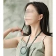 Usb Charging Mini Desktop Small Fan Neck | https://www.bestnamebadges.com