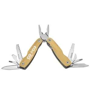 Personalized Multi-Function Pocket Pliers with Wooden Handle