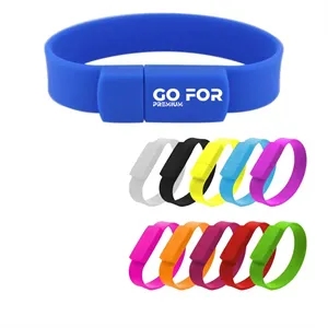 8GB USB 2.0 Memory Wristband Flash Drive