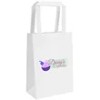 Small White FSC Paper Bag | https://www.bestnamebadges.com