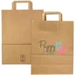 Large Kraft FSC Paper Bag | https://www.bestnamebadges.com