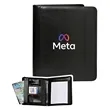 Union Printed Deluxe 3-Ring Zippered Portfolios - One Color | https://www.bestnamebadges.com