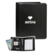 Union Printed Deluxe 3-Ring Zippered Portfolios - One Color | https://www.bestnamebadges.com