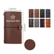A6 Leather Notebook with Insert PVC Storage Pouch | https://www.bestnamebadges.com