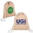 India Jute Drawstring Bag | https://www.bestnamebadges.com