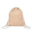 India Jute Drawstring Bag | https://www.bestnamebadges.com