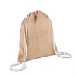 India Jute Drawstring Bag | https://www.bestnamebadges.com