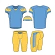 Custom Dye Sublimated Football Uniform Jersey | https://www.bestnamebadges.com