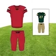 Custom Dye Sublimated Football Uniform Jersey | https://www.bestnamebadges.com