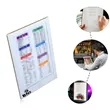 Rechargeable Menu Box LED Acrylic Backlit Menu Holder | https://www.bestnamebadges.com