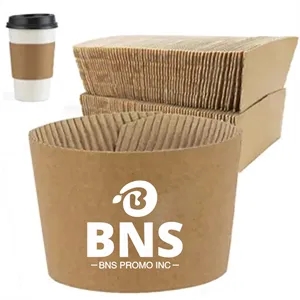 Thick and Non-Slip Kraft Paper Coffee Sleeves for Cups