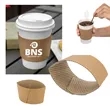 Thick and Non-Slip Kraft Paper Coffee Sleeves for Cups | https://www.bestnamebadges.com