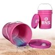 5 Gallon Plastic Bucket with Handle, Mini Storage Bucket | https://www.bestnamebadges.com
