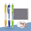 Custom Double Sided Full Colour Printed Logo Banner Pen | https://www.bestnamebadges.com