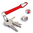 Carabiner Keychain with Polyester Strap | https://www.bestnamebadges.com