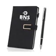 A5 leather Journal Diary Business Notebook Pen Gift Set | https://www.bestnamebadges.com