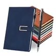 A5 leather Journal Diary Business Notebook Pen Gift Set | https://www.bestnamebadges.com