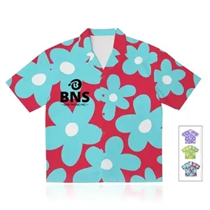 Unisex Hawaiian Shirt Tropical Aloha Short Sleeve Shirt