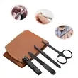 Manicure Set with PU Purses 4-Piece Care Set | https://www.bestnamebadges.com