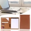 A4 Size  Leather Office Conference Notepad Clipboard Folder | https://www.bestnamebadges.com