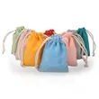 Cotton Drawstring Pouch Pouches Custom Jewellery Bags | https://www.bestnamebadges.com