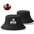 Denim Bucket Hat Neutral Style Travel Hat | https://www.bestnamebadges.com