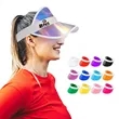Unisex Travel Sunhat Candy Colour Transparent Plastic Sunhat | https://www.bestnamebadges.com