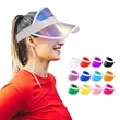 Unisex Travel Sunhat Candy Colour Transparent Plastic Sunhat | https://www.bestnamebadges.com