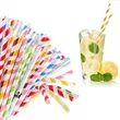 7.7-inch Custom Disposable Straws Cocktail Paper Straws | https://www.bestnamebadges.com
