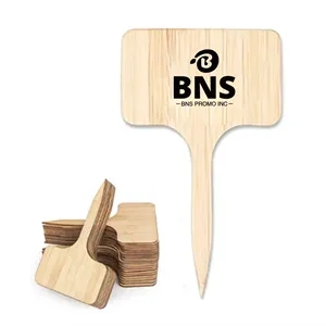 Bamboo Plant Labels T-shaped Vegetable Seeding labels
