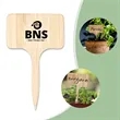 Bamboo Plant Labels T-shaped Vegetable Seeding labels | https://www.bestnamebadges.com