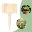 Bamboo Plant Labels T-shaped Vegetable Seeding labels | https://www.bestnamebadges.com