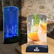 Acrylic LED Table Holder Luminous Menu Board with Lights | https://www.bestnamebadges.com