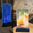 Acrylic LED Table Holder Luminous Menu Board with Lights | https://www.bestnamebadges.com